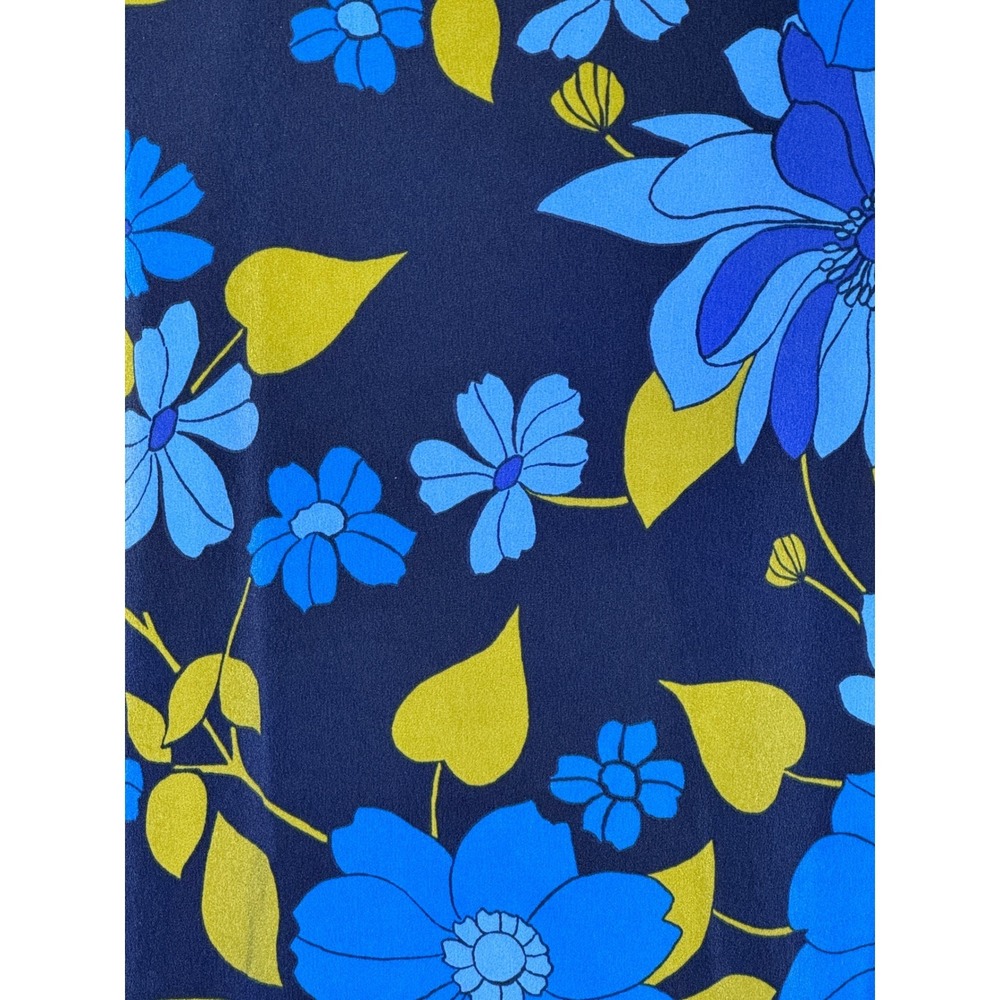Maggy London Blue Green Floral A-Line Dress NWT | Wedding Guest Day Event Size 6 - Picture 7 of 8